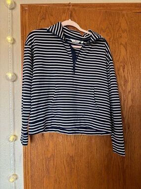 Vineyard Vines Half-Zip *SUPER SOFT*- Navy & White